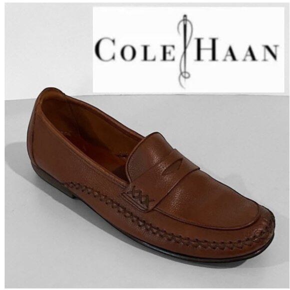 Cole Haan Brown Leather Loafers Women's Size 7.5, Comfort & Style - Picture 1 of 15